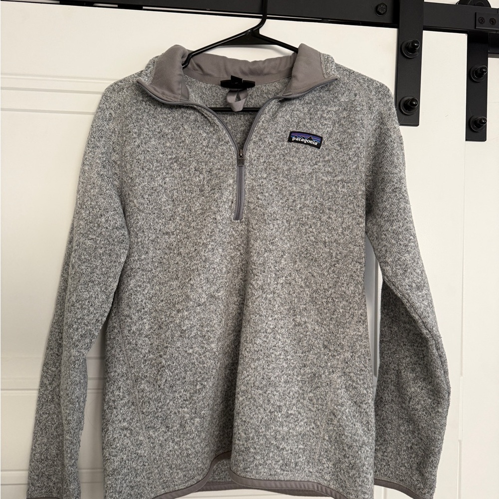 Patagonia Men's Zip Up Sweater in Gray